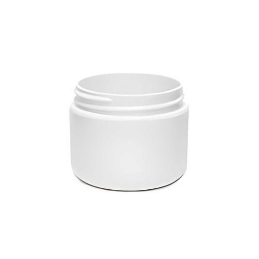 Body Scrub And Lotion Jars | Jar Store 2 Oz White Double Wall Jar Round Base 58-400 | 36 Pack