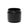 Plastic Jars | Jar Store 2 Oz Black Double Wall Jar Round Base 58-400 | 36 Pack