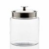 Montana Jars | Anchor Hocking 3 Quart Anchor Mini Montana Jar With Silver Metal Cover | 2 Pack