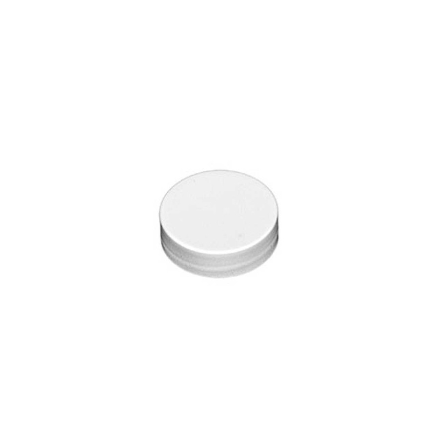 Non Dispensing Caps | Jar Store White 38-400 Smooth Sided Cap With Liner | 36 Pack