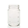 Mason Candle Jars | Jar Store 16 Oz. Embossed Mason Jar | 12 Pack