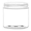 Bath Salt Jars And Bottles | Jar Store 8 Oz Clear Pet Straight Sided Jar 70-400 | 36 Pack