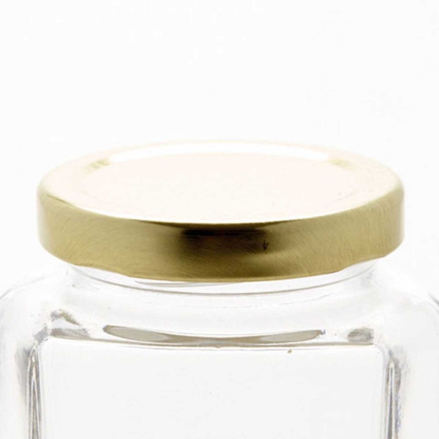 Metal Lids | Jar Store Gold 58Mm Twist Off Lid | 12 Pack