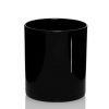 Colored Glass Candle Jars | Libbey 12.5 Oz Black Libbey Candle Jar | 12 Pack