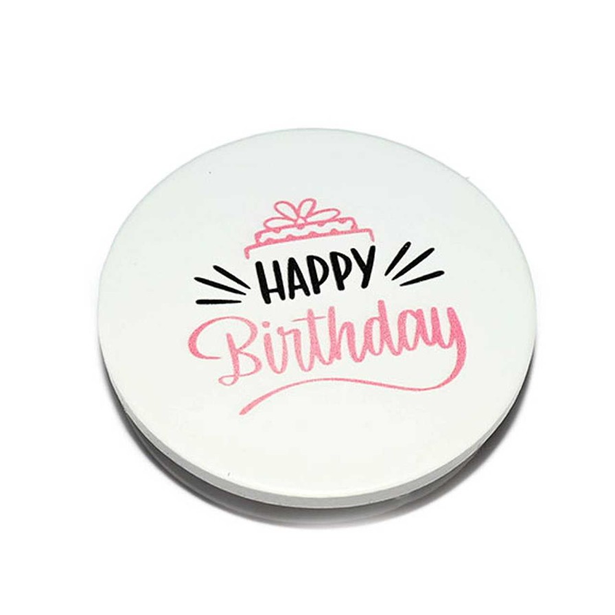 Wood Lids | Jar Store Happy Birthday Wood Lid | 12 Pack