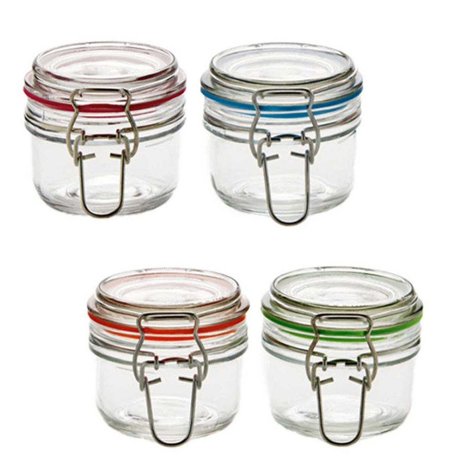 Hermes Clamp Jars | Anchor Hocking 5.4 Oz. Anchor Mini Hermes Clamp Top ...