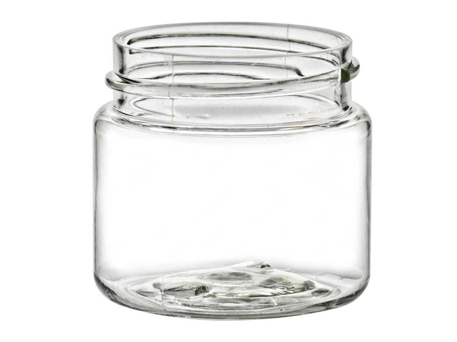 Body Scrub And Lotion Jars | Jar Store 1 Oz Clear Pet Straight Sided Jar 38-400 | 36 Pack