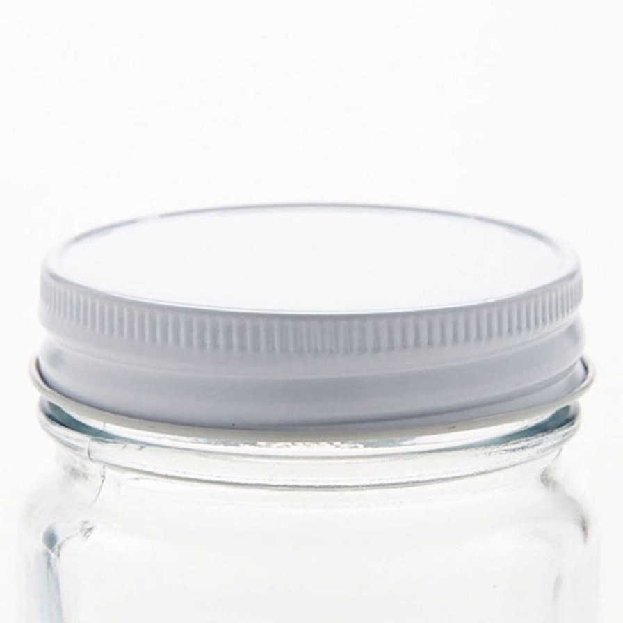 Metal Lids | Jar Store White 70G450 Canning Lid With Liner | 12 Pack