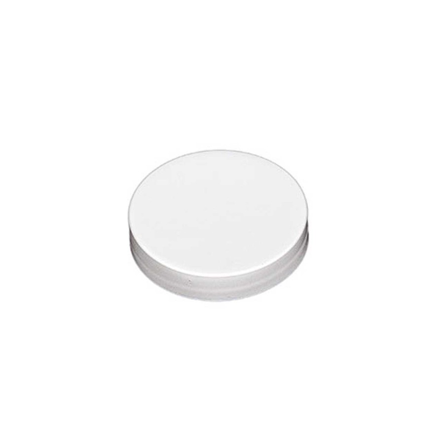 Non Dispensing Caps | Jar Store White 58-400 Smooth Sided Cap With Liner | 36 Pack