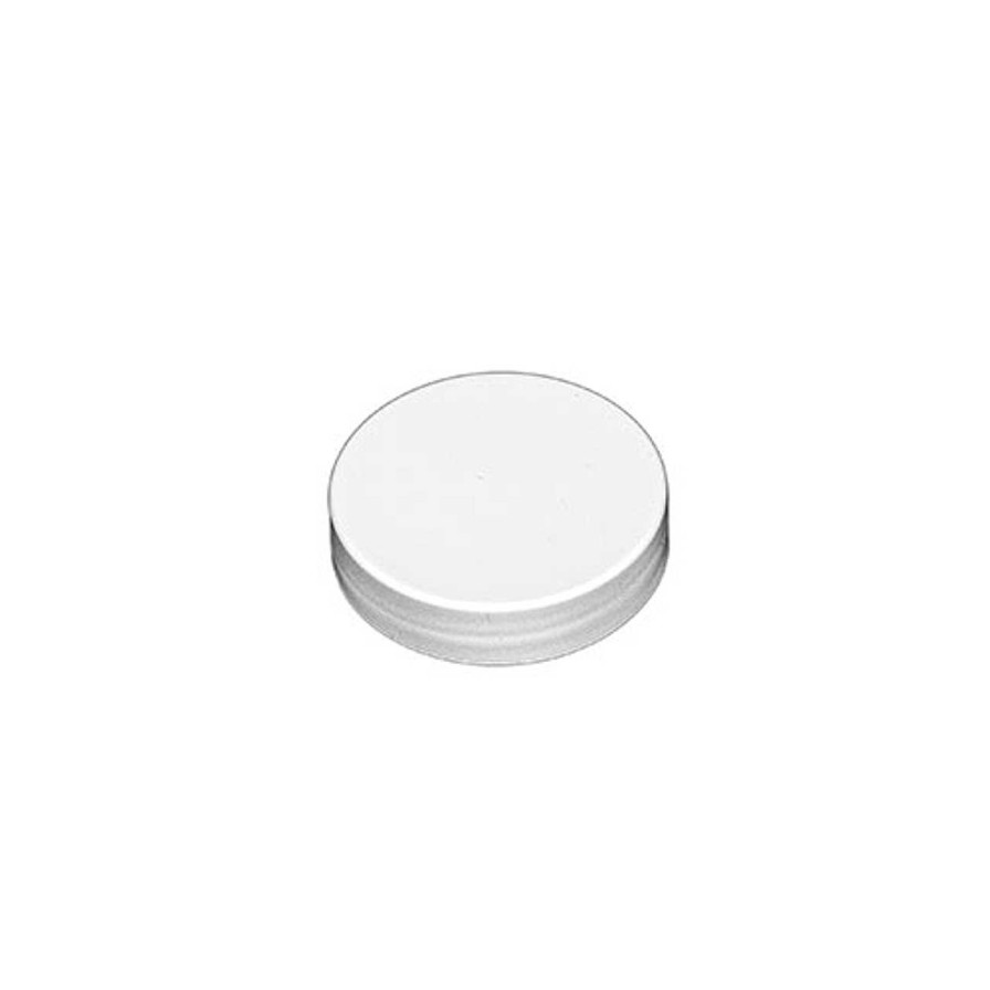 Non Dispensing Caps | Jar Store White 48-400 Smooth Sided Cap With Liner | 36 Pack