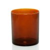 Colored Glass Candle Jars | Libbey 12.5 Oz. Libbey Amber Candle Jar | 12 Pack