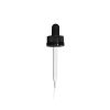 Droppers | Discount Vials 20-400 Black Pp Child Resistant Black Dropper 76Mm Pipette | 25 Pack