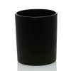 Candle Jars With Lids | Jar Store Matte Black Colored Candle Jar - 14.5 Oz With Bamboo Lid | 12 Pack