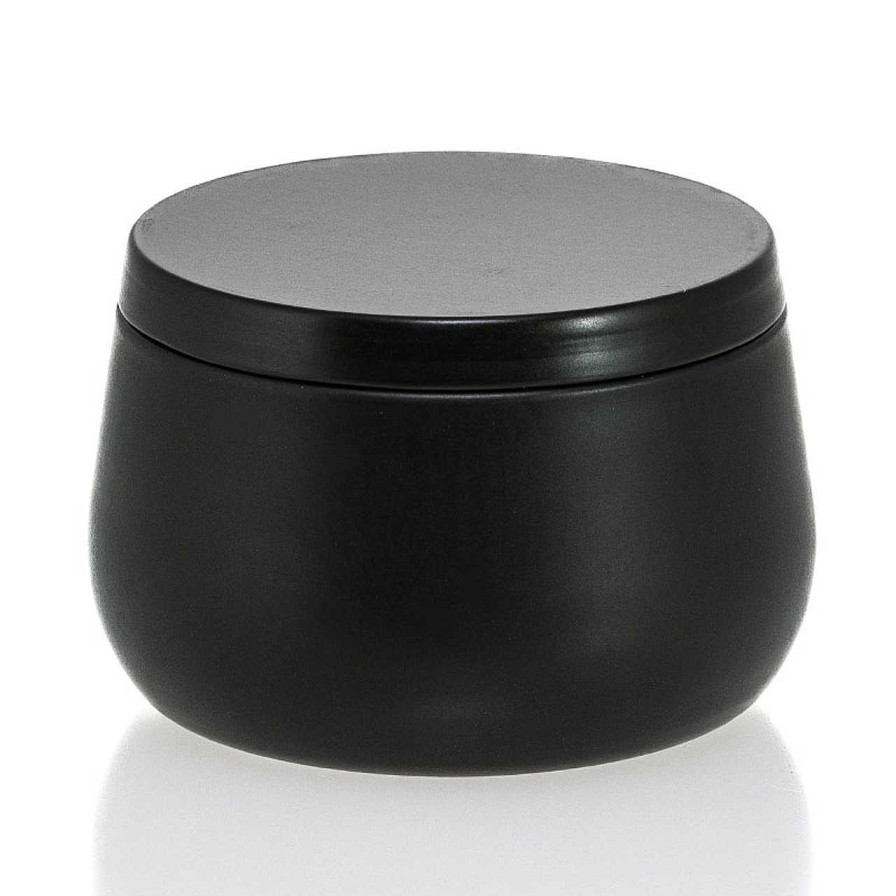 Black Candle Tins | Jar Store 8 Oz Jar Store Black Bubble Candle Tin | 12 Pack