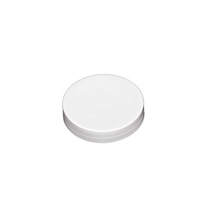 Non Dispensing Caps | Jar Store White 53-400 Smooth Sided Cap With Liner | 36 Pack