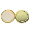 Metal Lids | Jar Store Jar Store 82Mm Gold Lid | 12 Pack